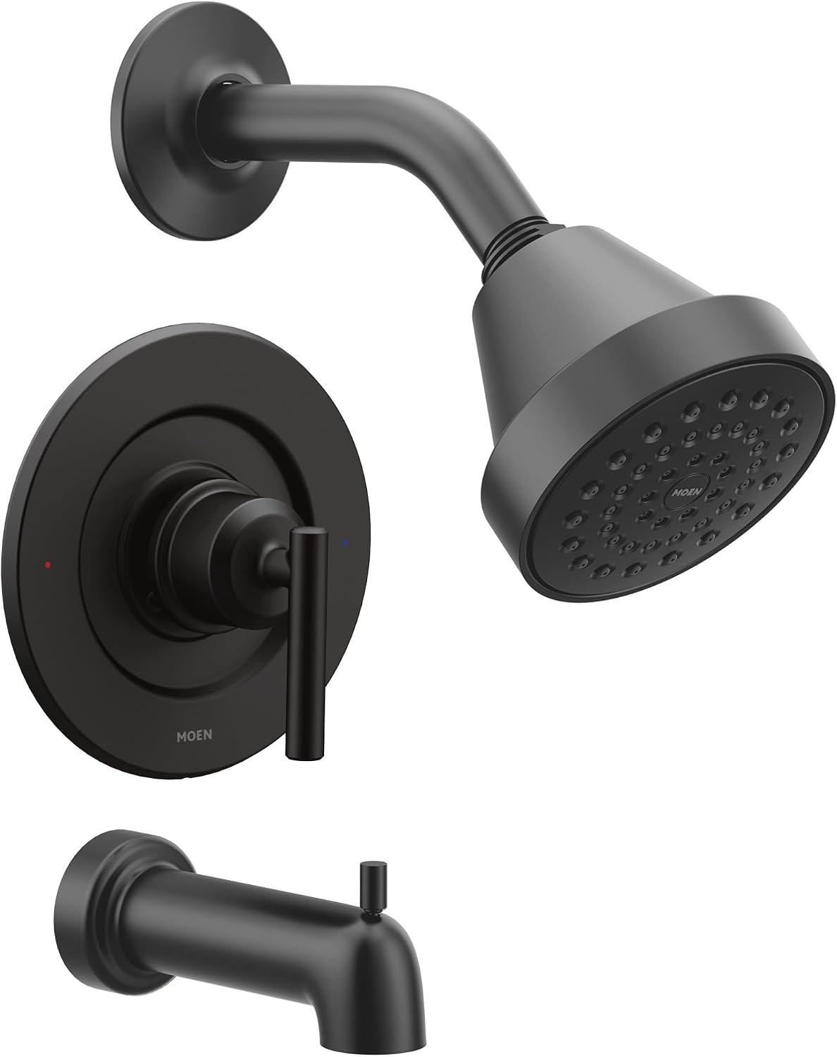Moen Gibson Tub & Shower Trim Kit, Valve Required, Matte Black, T2903EPBL
