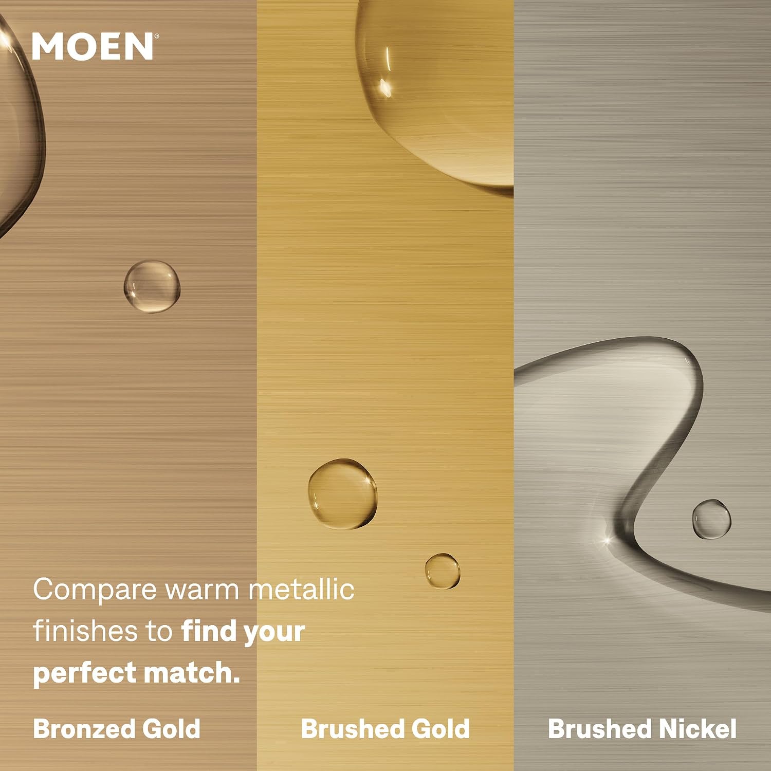 Moen CSR2172BN Curved Tension Shower Rod, Brushed Nickel