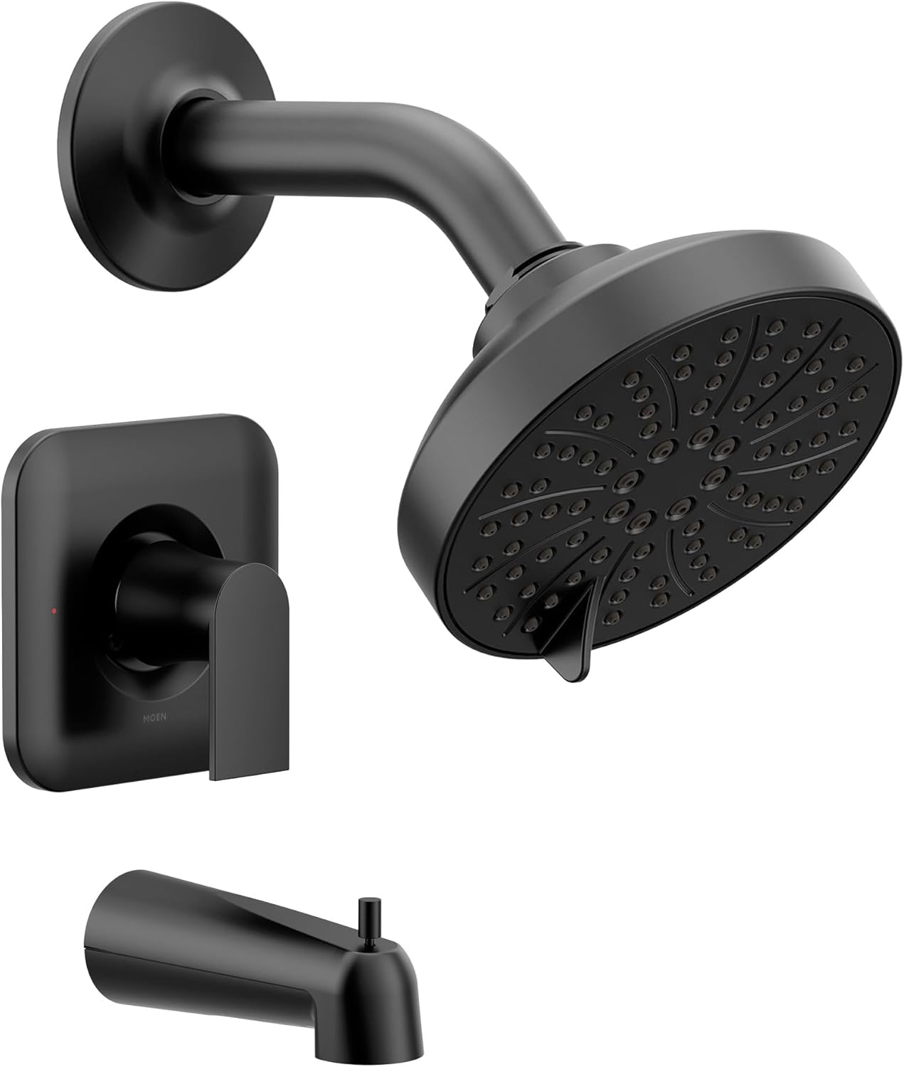 Moen Genta LX Tub & Shower Trim Kit, Valve Required, Matte Black, T2473EPBL