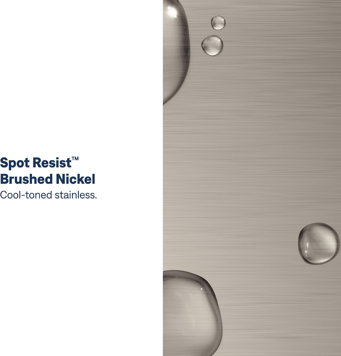 Moen Wellton Single Handle Bathroom Faucet, Spot Resist Nickel, 84980SRN