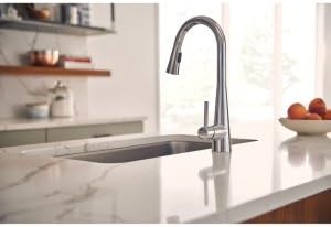 Moen Sleek Pulldown Kitchen Faucet, Spot Resist Stainless, 7864SRS