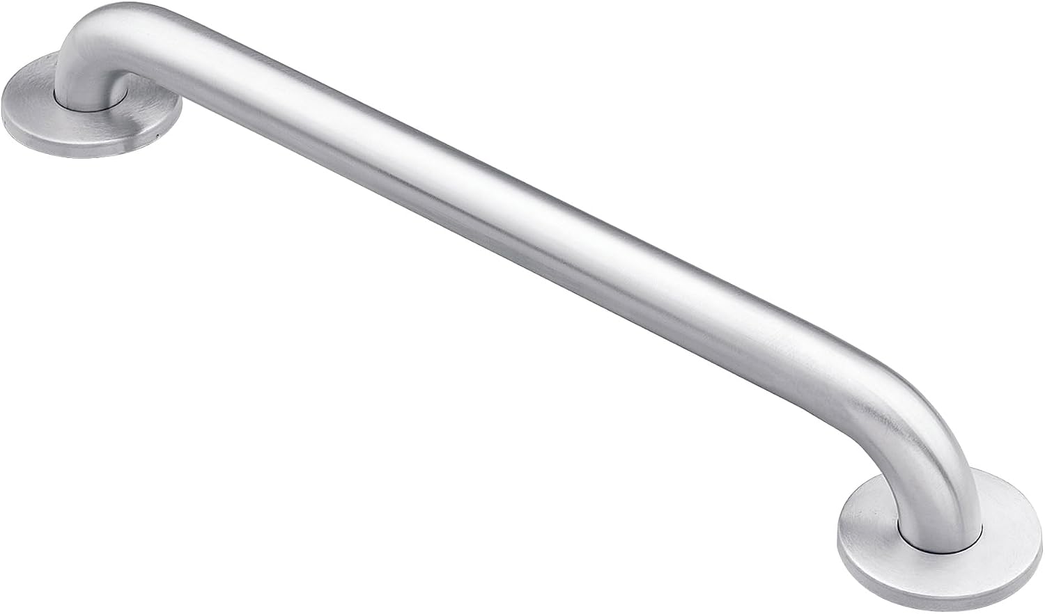 Moen Home Care Bathroom Safety 24 Inch Stainless Steel Handicap Grab Bar for Bathtub and Shower, Heavy Duty Handle, Elderly Assistance Product with Concealed Screws, 8724