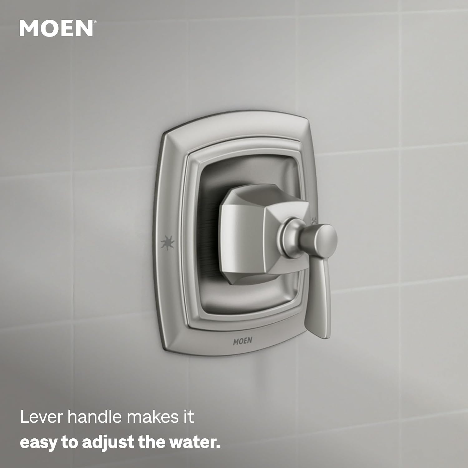 Moen Conway Tub & Shower System, Spot Resist Nickel, 82922SRN