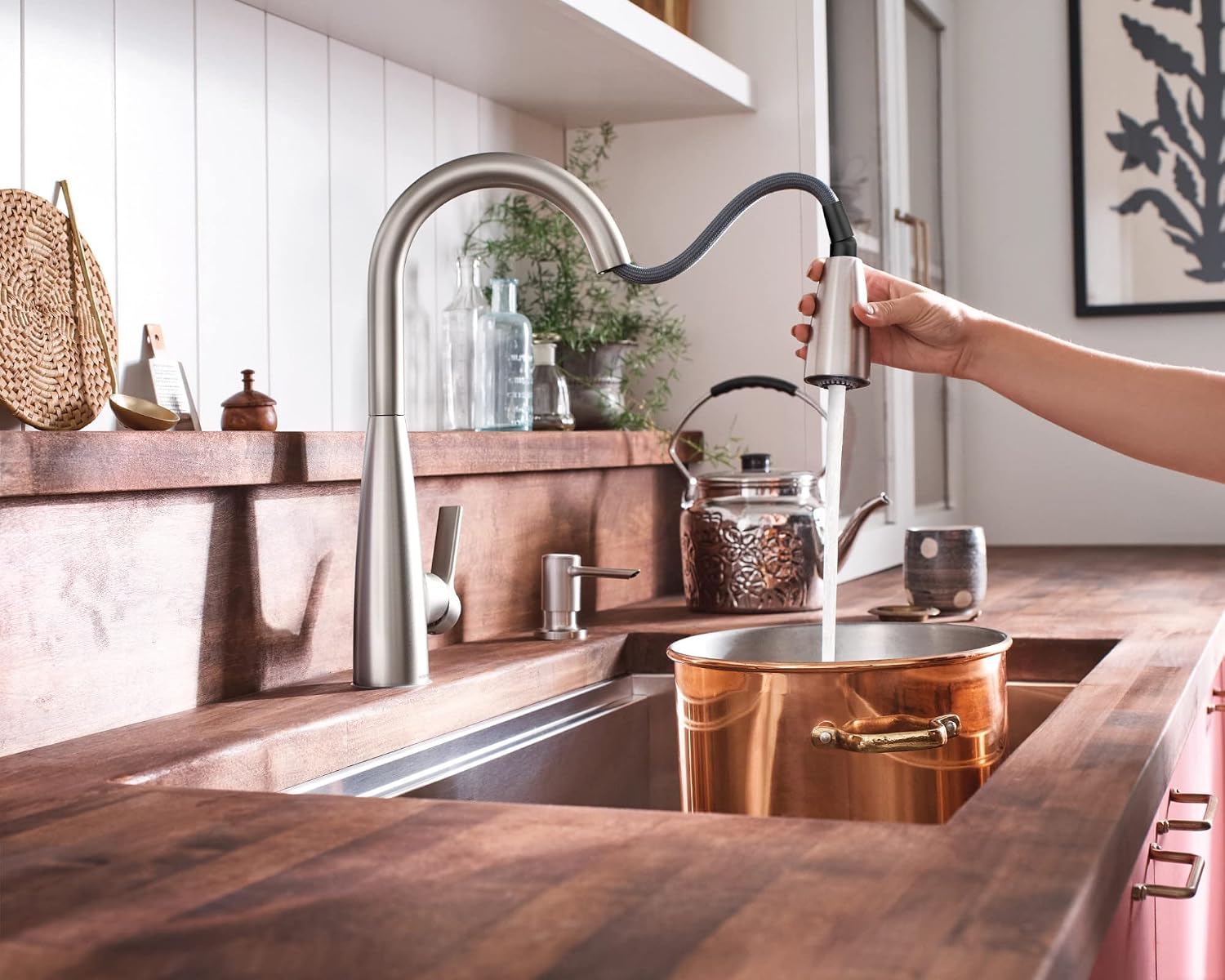 Moen Haelyn Pulldown Kitchen Faucet, Spot Resist Stainless, 87627SRS