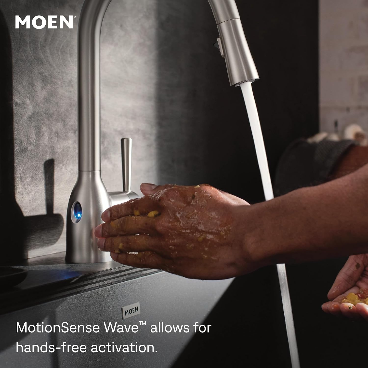 Moen Arbor Touchless Kitchen Faucet, Spot Resist Stainless, 7594EWSRS