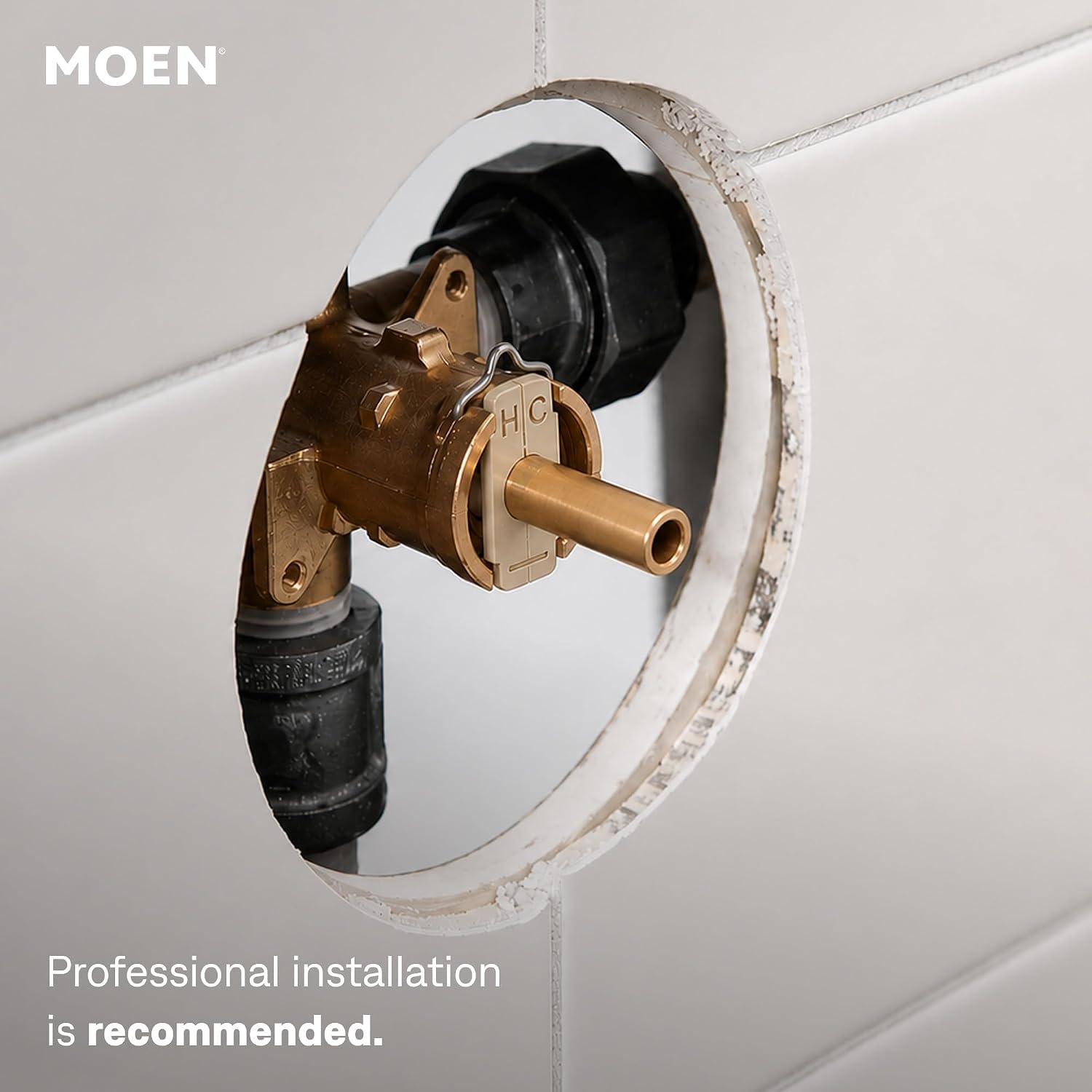 Moen Engage Magnetix Tub & Shower Trim Kit, Brushed Nickel, 82304SRN