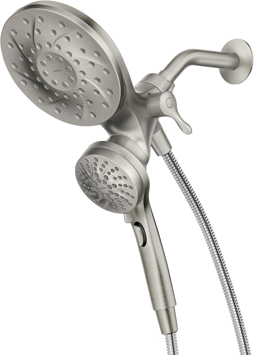 Moen Engage 2-in-1 Showerhead & Handshower, Spot Resist Nickel, 26009SRN Spot Resist Brushed Nickel