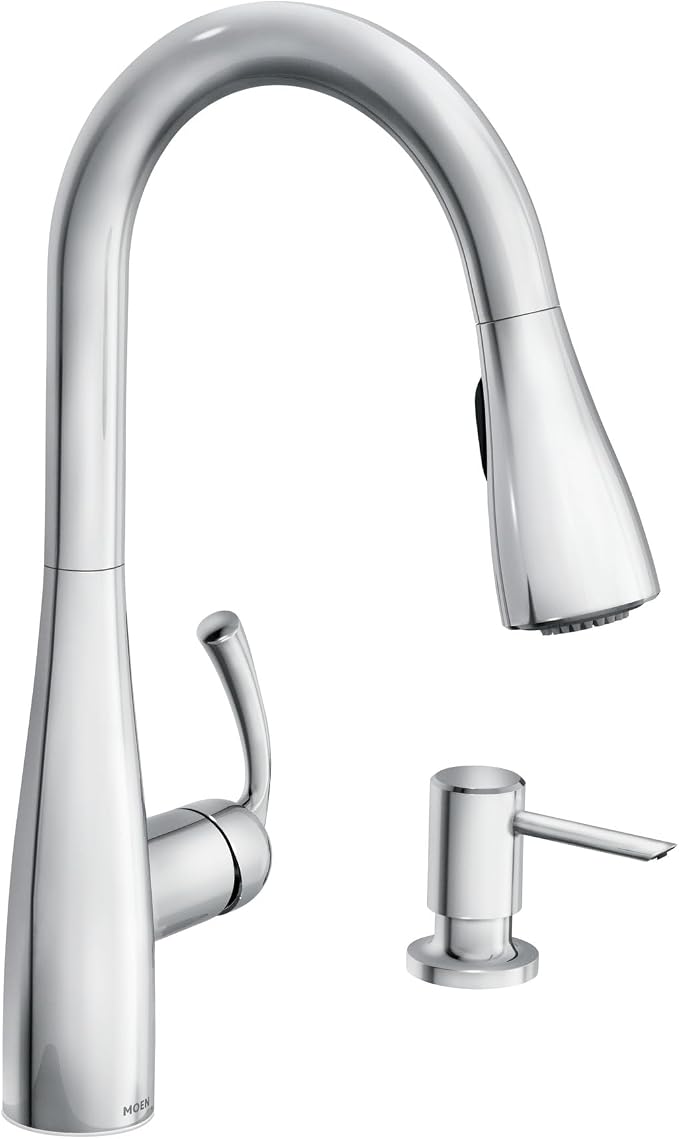 Moen Essie Pulldown Kitchen Faucet, Chrome, 87014
