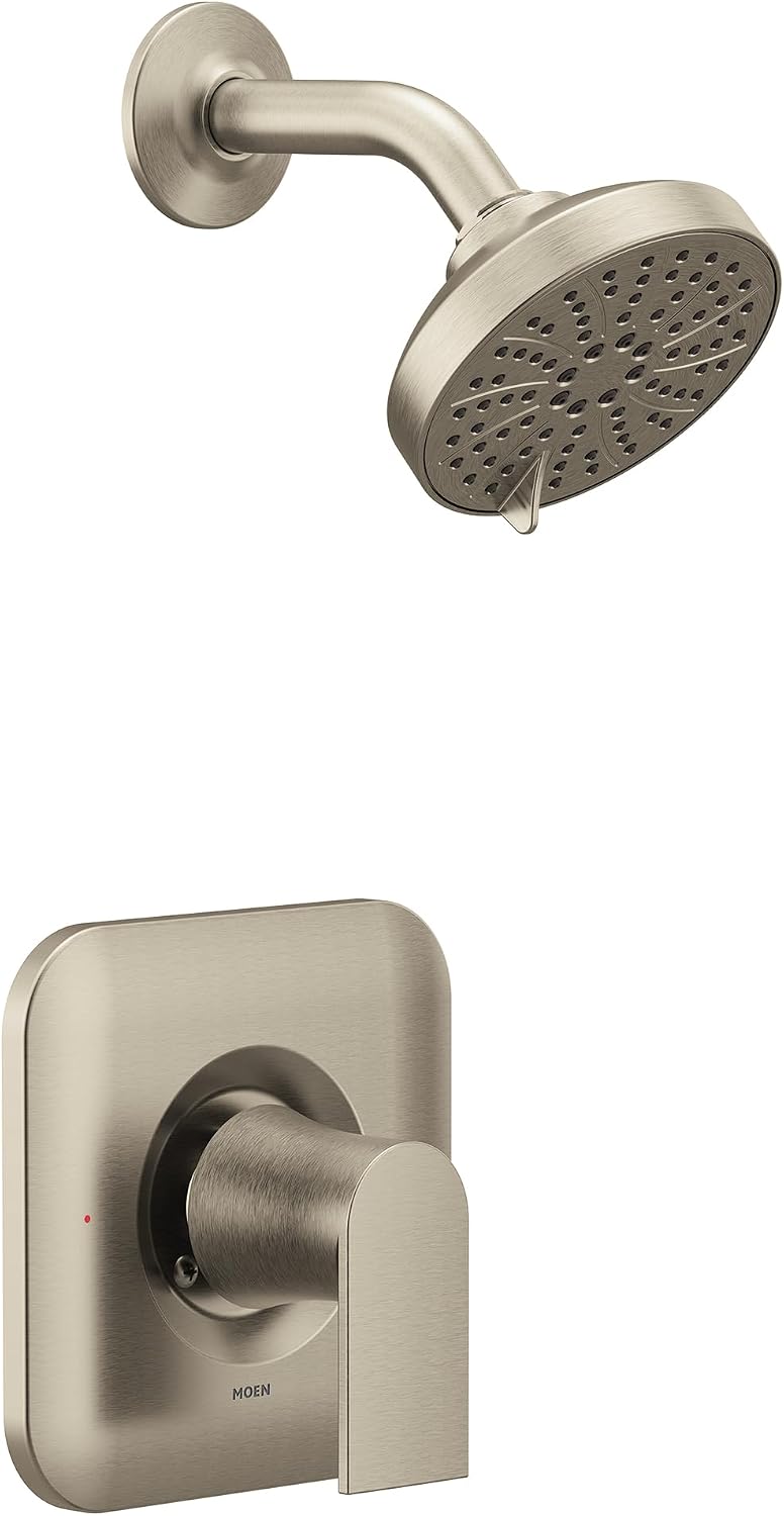 Moen Genta LX Shower Trim Kit, Valve Required, Brushed Nickel, T2472EPBN