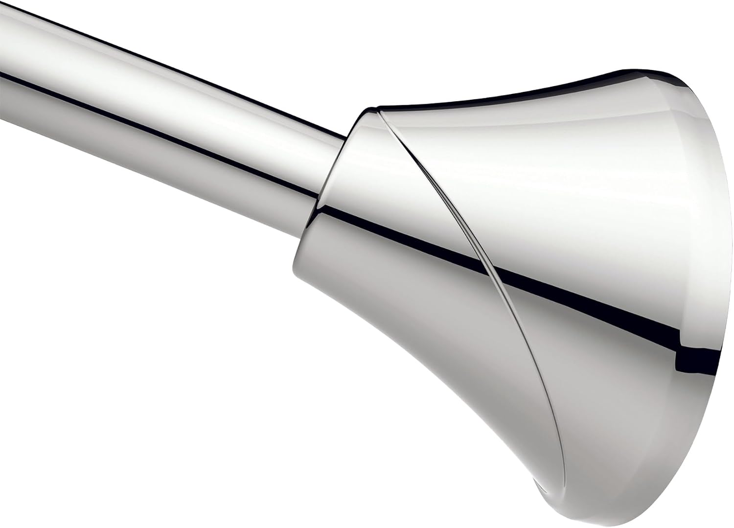 Moen CSR2172CH Curved Tension Shower Curtain Rod, Chrome Finish