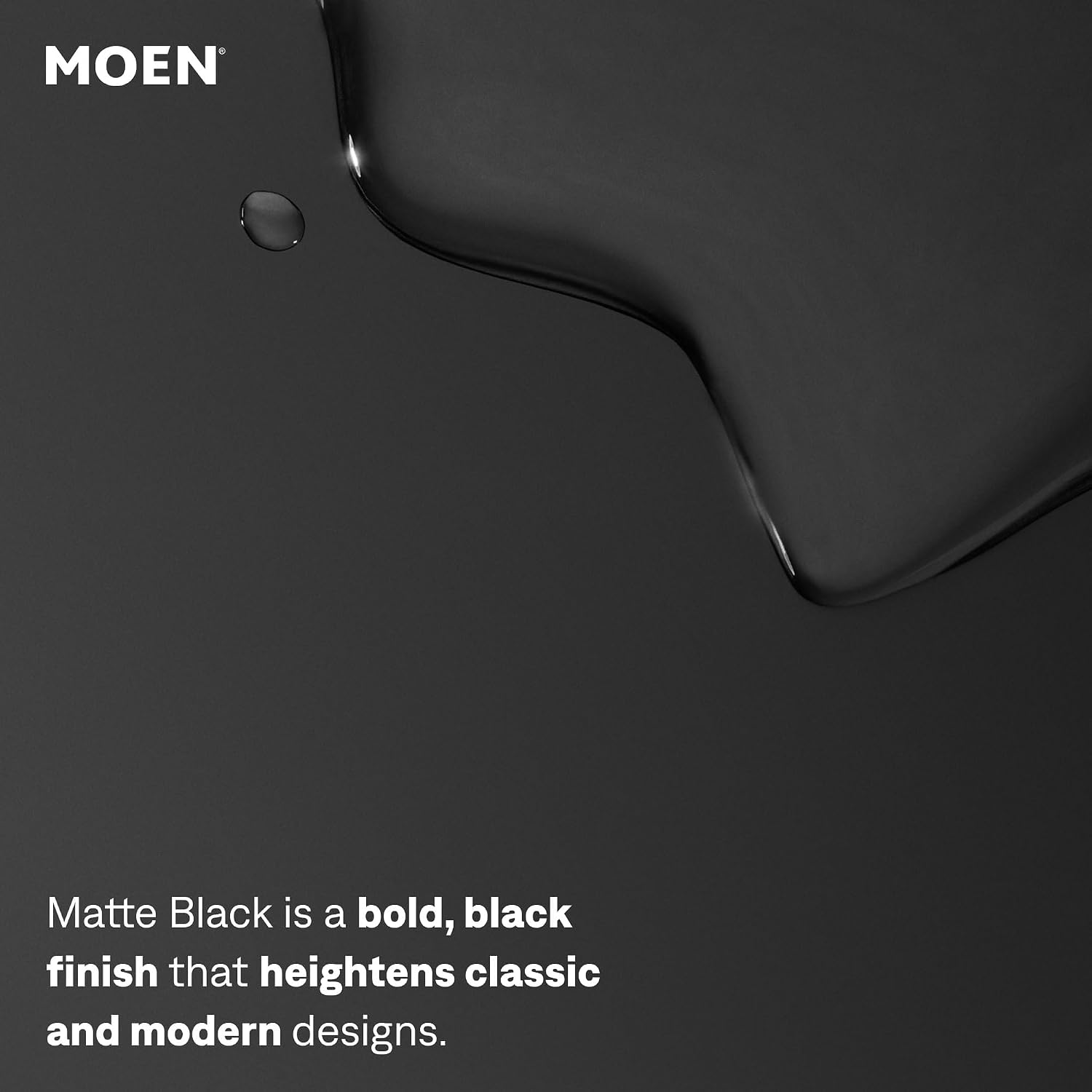 Moen Conway Tub & Shower Trim Kit, Matte Black, 82922BL