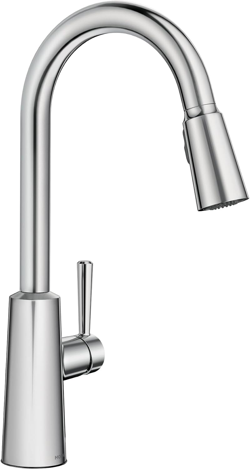 Moen Riley Chrome One-Handle Pulldown Kitchen Faucet, 7402C