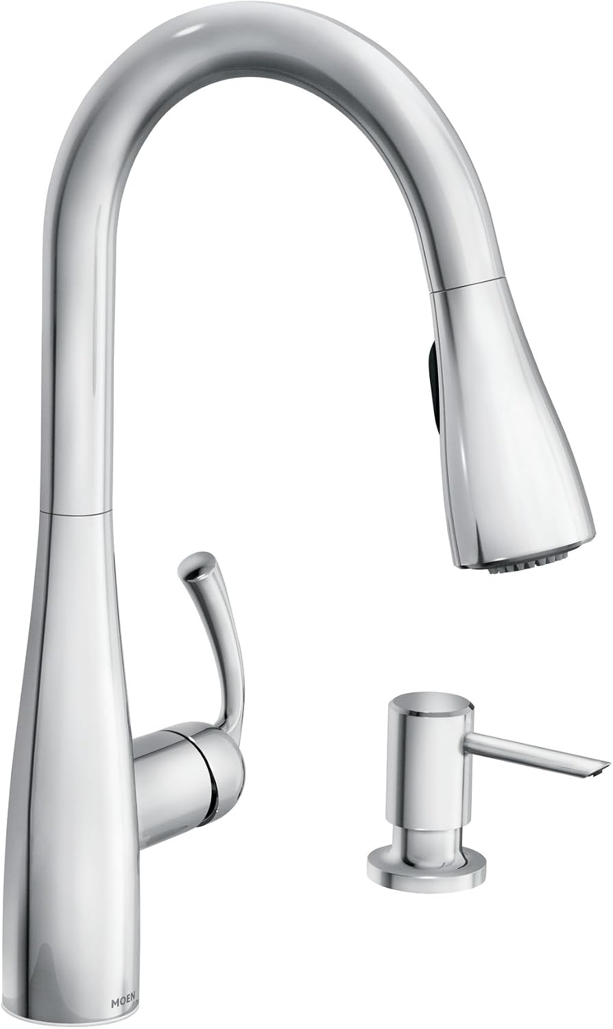 Moen Essie Pulldown Kitchen Faucet, Chrome, 87014