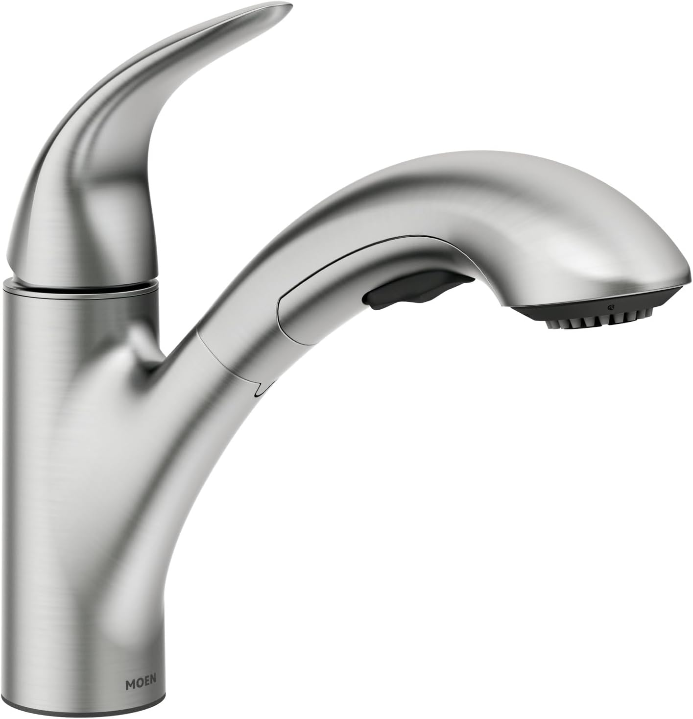 Moen Medina Spot Resist Stainless One-Handle Pull Out Kitchen Faucet, Kitchen Sink Faucets with Pullout Sprayer Featuring Power Boost for a Faster Clean, 87039SRS