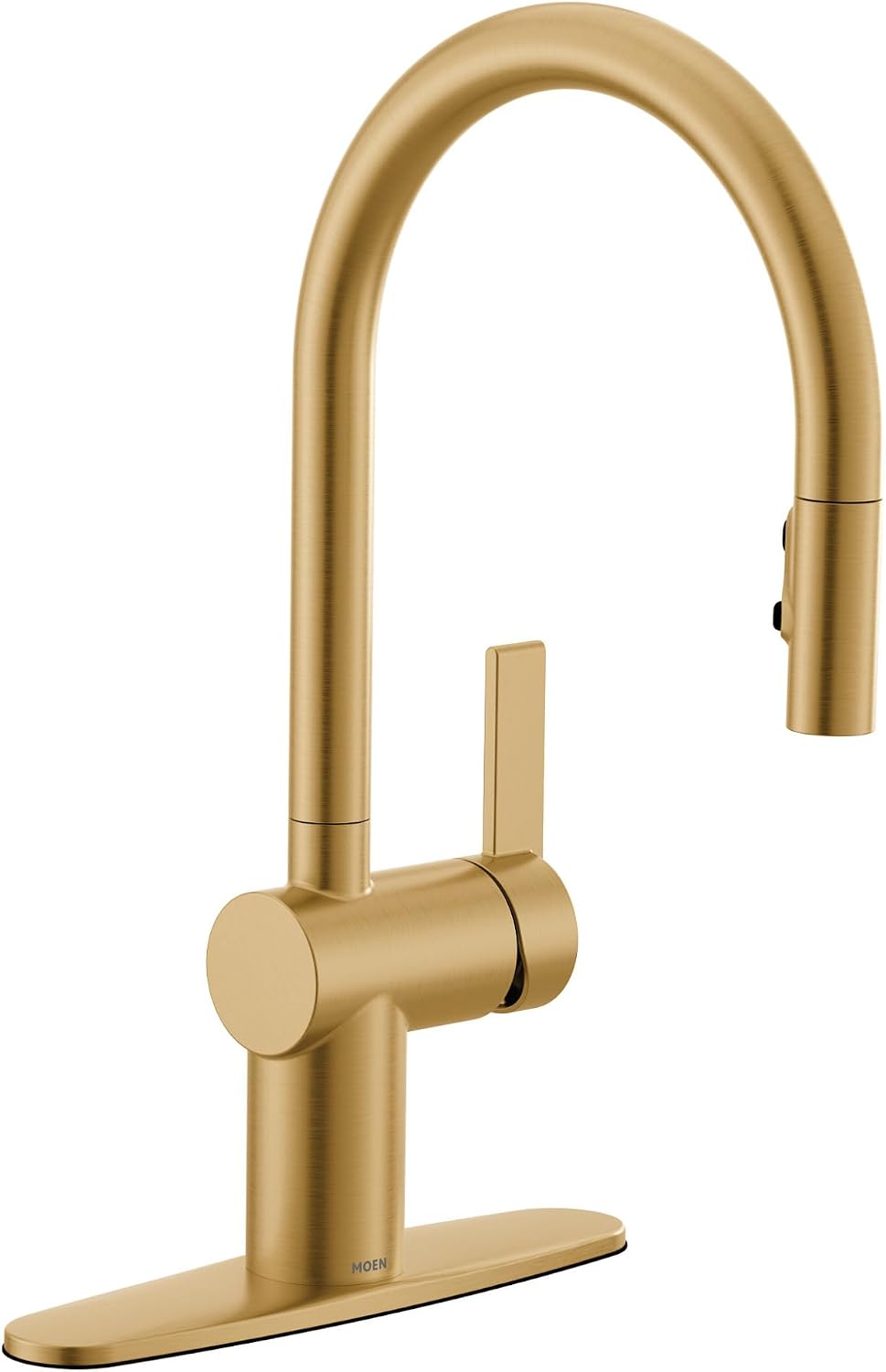 Moen Cia Pulldown Kitchen Faucet with Power Boost, Brushed Gold, 7622BG