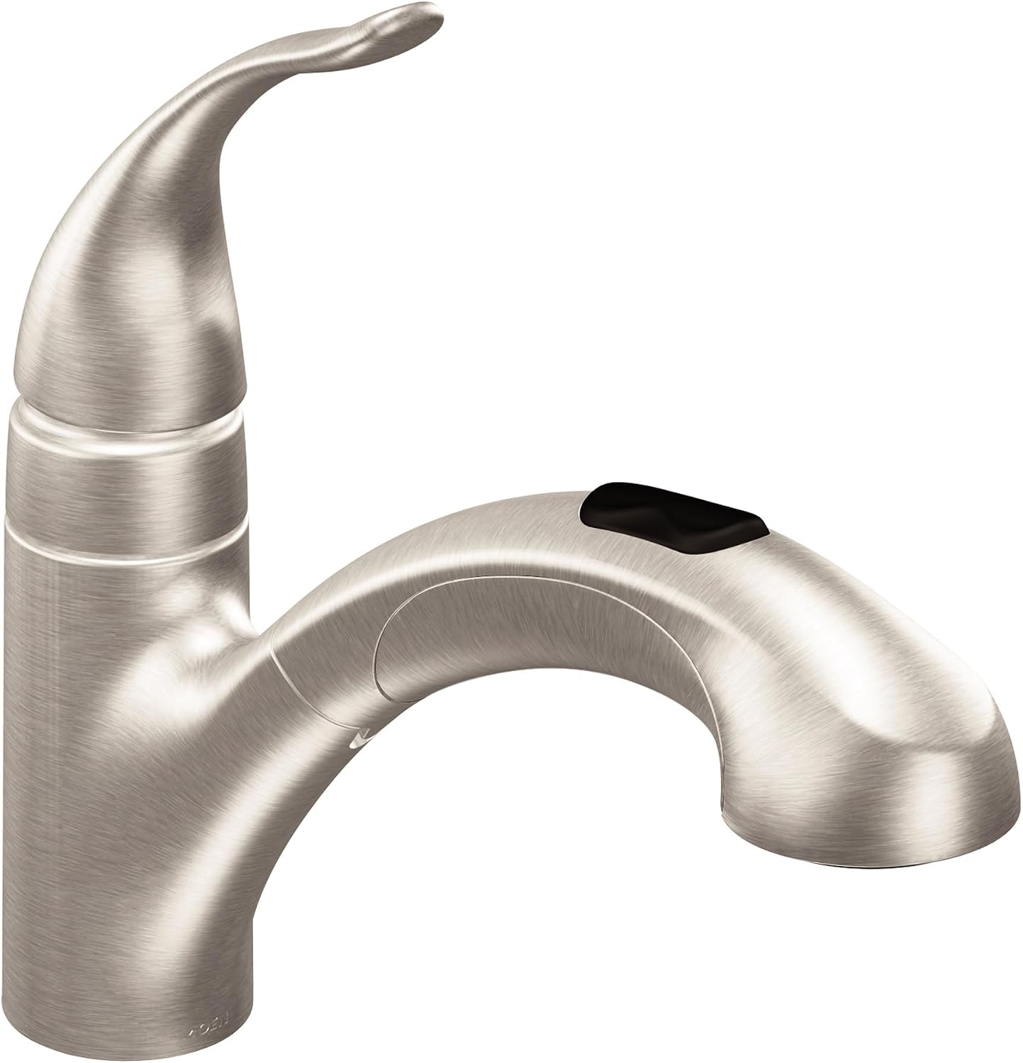 Moen Integra Spot Resist Stainless One-Handle Pullout Kitchen or Laundry Faucet Featuring Power Clean with Optional Deckplate, 67315SRS