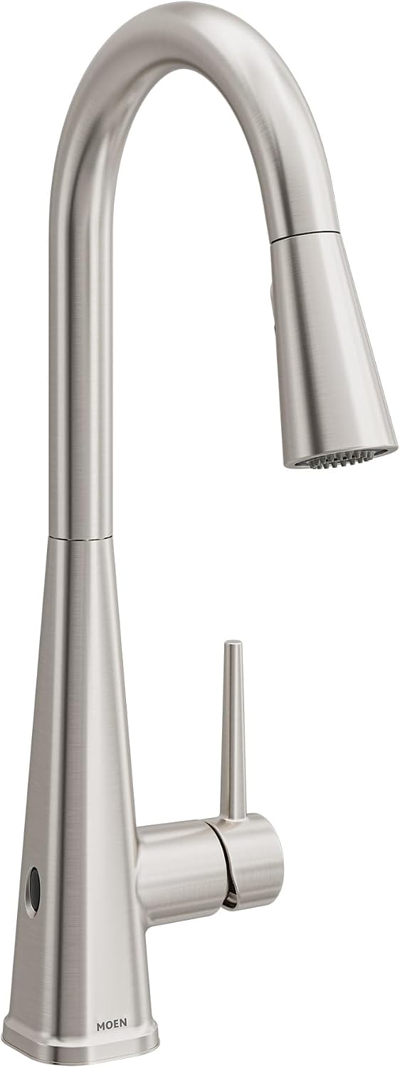 Moen Swyre Pulldown Kitchen Faucet, Spot Resist Stainless, 87508EWSRS