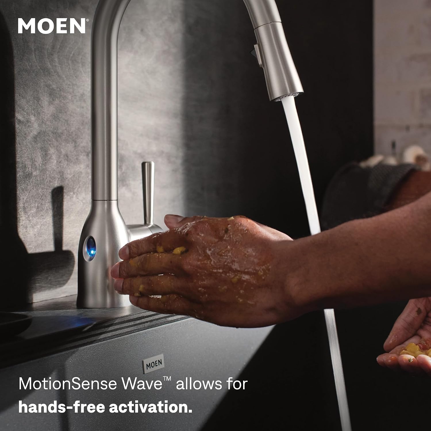 Moen Swyre Pulldown Kitchen Faucet, Spot Resist Stainless, 87508EWSRS