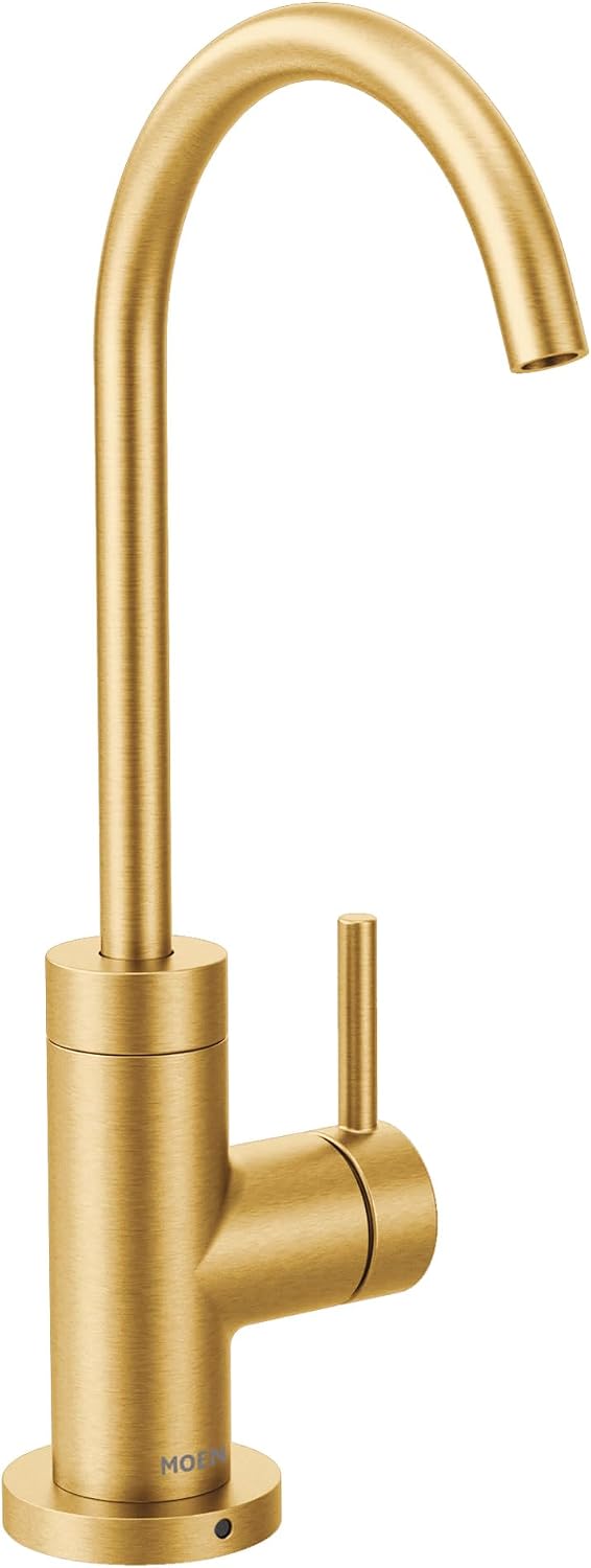Moen Sip Modern Brushed Gold Cold Water Beverage Faucet, S5530BG