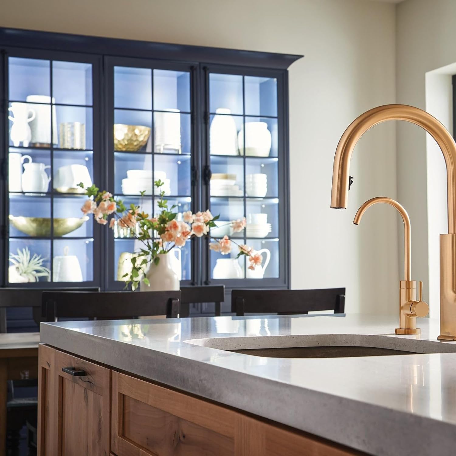 Moen Sip Modern Brushed Gold Cold Water Beverage Faucet, S5530BG