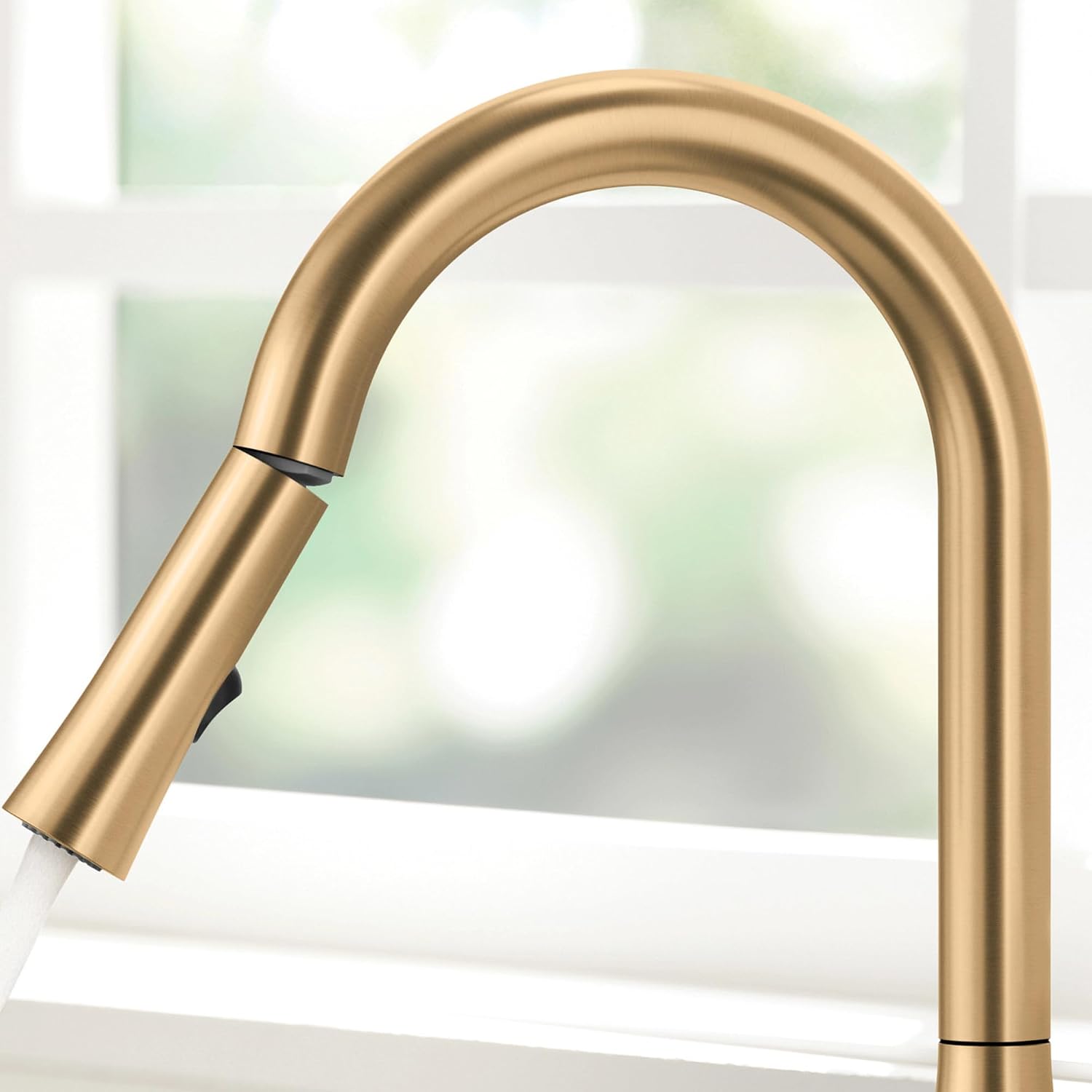 Moen Ronan Pulldown Kitchen Faucet, Bronzed Gold, 87918BZG
