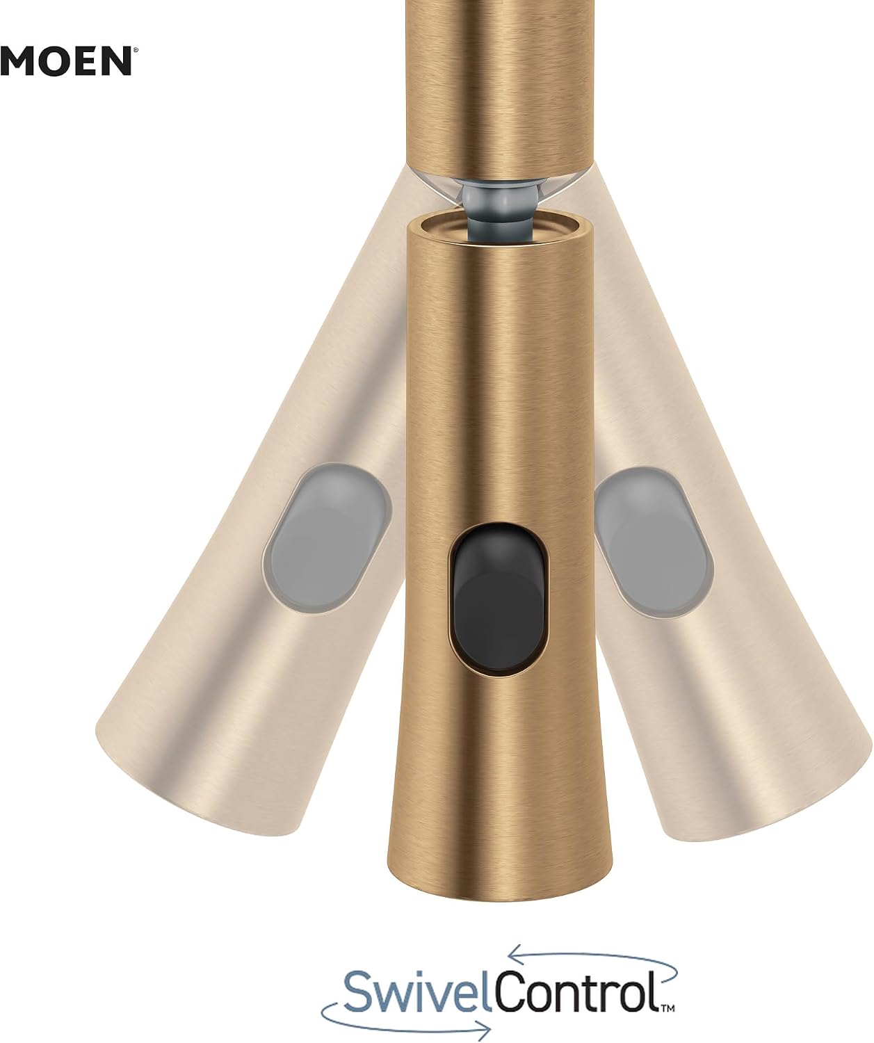 Moen Ronan Pulldown Kitchen Faucet, Bronzed Gold, 87918BZG