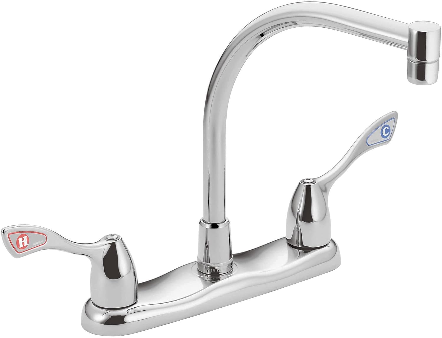 Moen Commercial Chrome Two-Handle M-Bition Kitchen Faucet, 8799