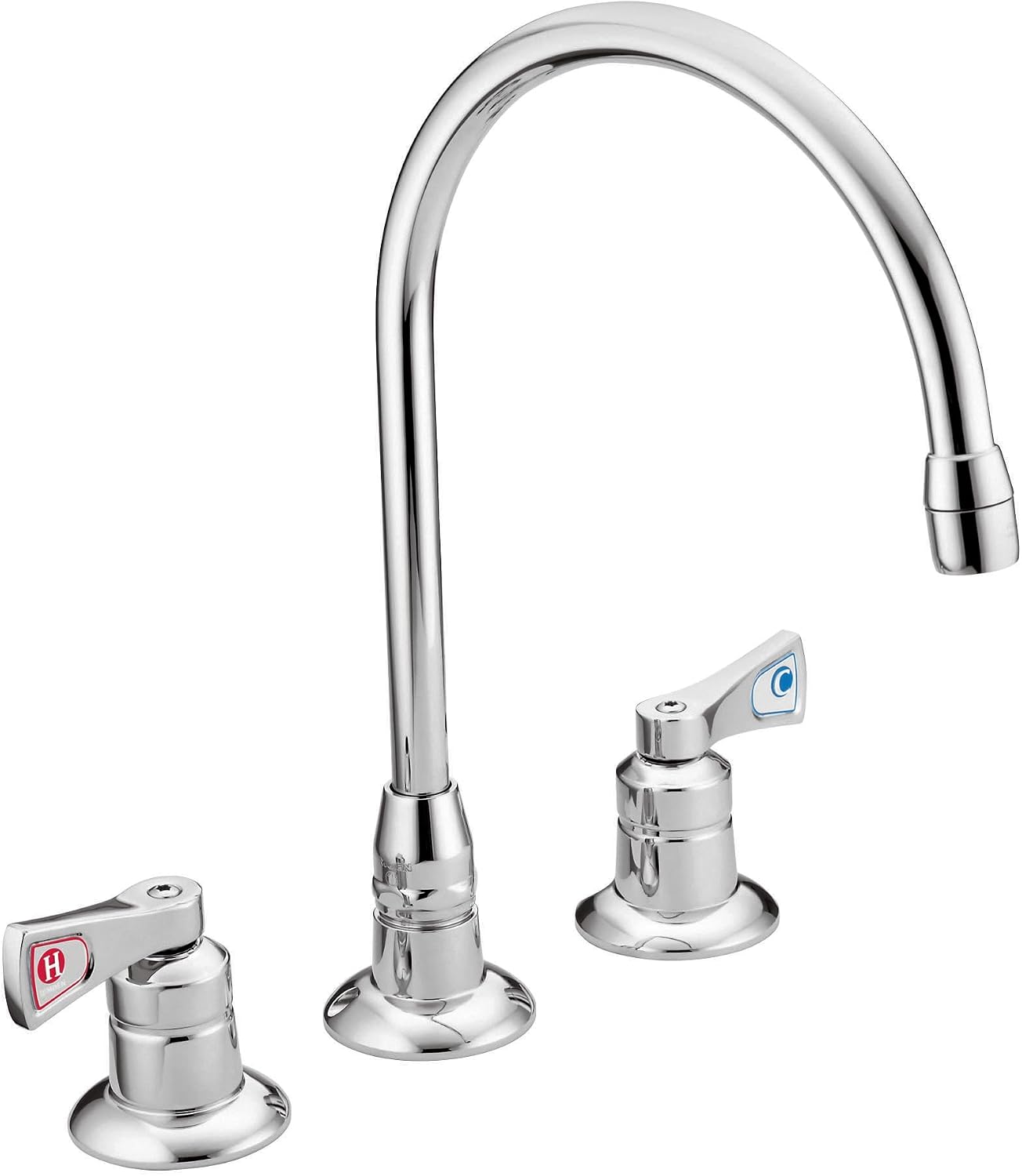 Moen 8227 Commercial M-Dura Widespread Kitchen Faucet 2.2 gpm, Chrome