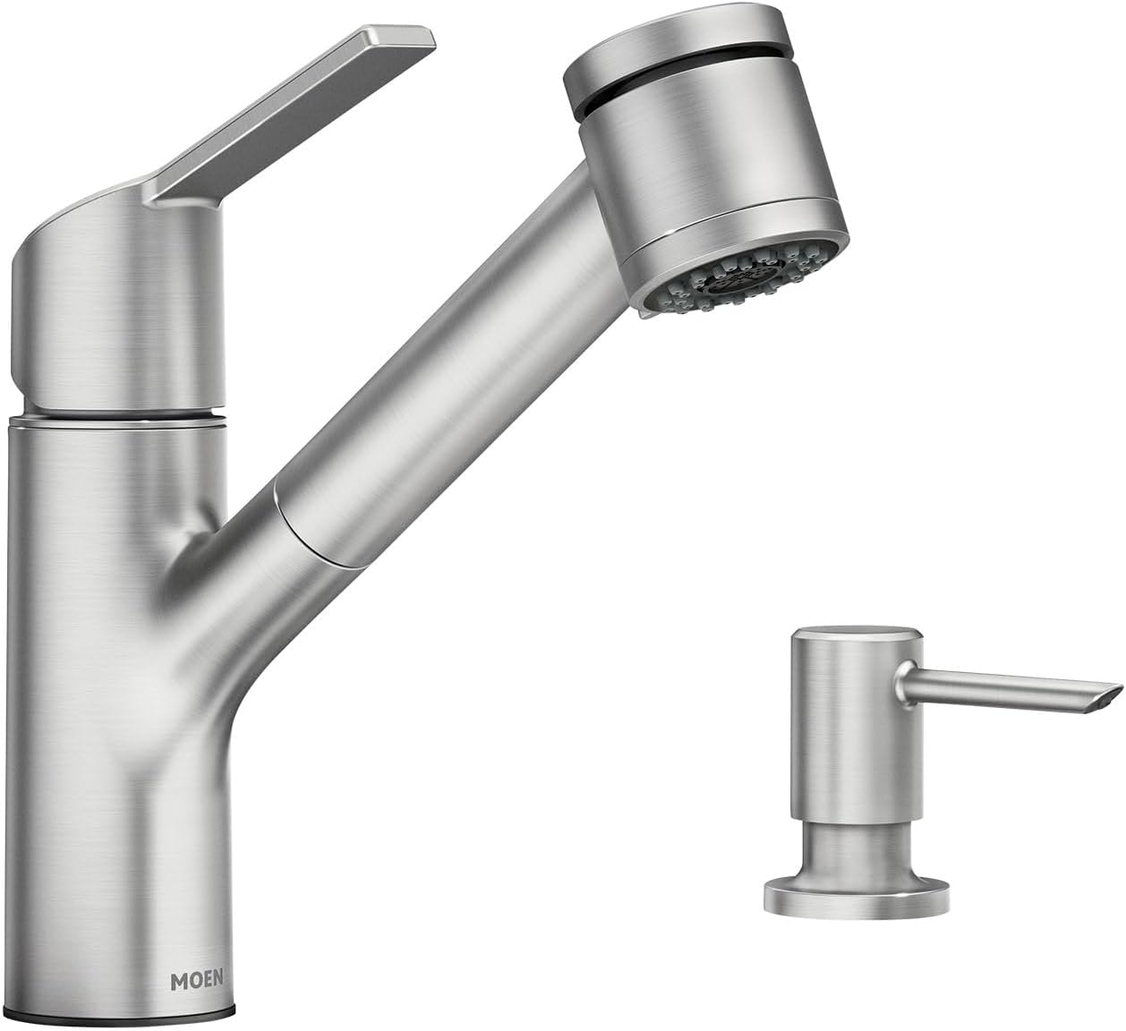 Moen 87701SRS Sombra Spot Resist Stainless Pull-Out Kitchen Faucet
