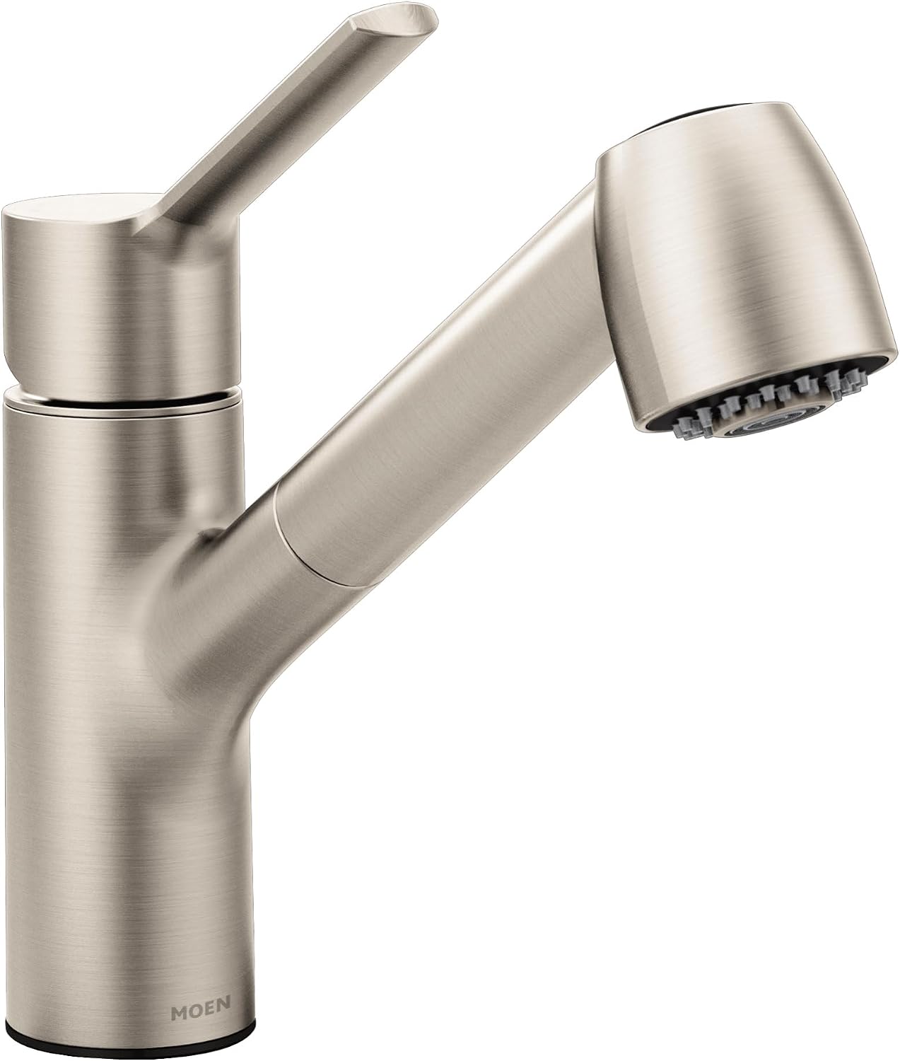 Moen Method Spot Resist Stainless Steel One-Handle Pullout Kitchen Faucet with High Spray Pressure, Kitchen Sink Faucets with Pull Out Sprayer, 7585SRS