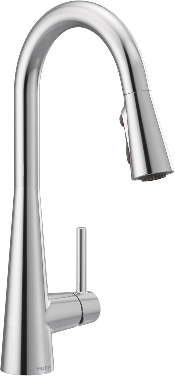 Moen Sleek Pulldown Kitchen Faucet, Chrome, 7864