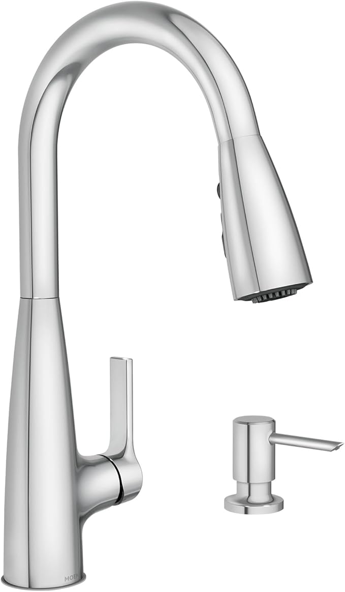 Moen Haelyn Pulldown Kitchen Faucet with Power Boost, 87627 Chrome