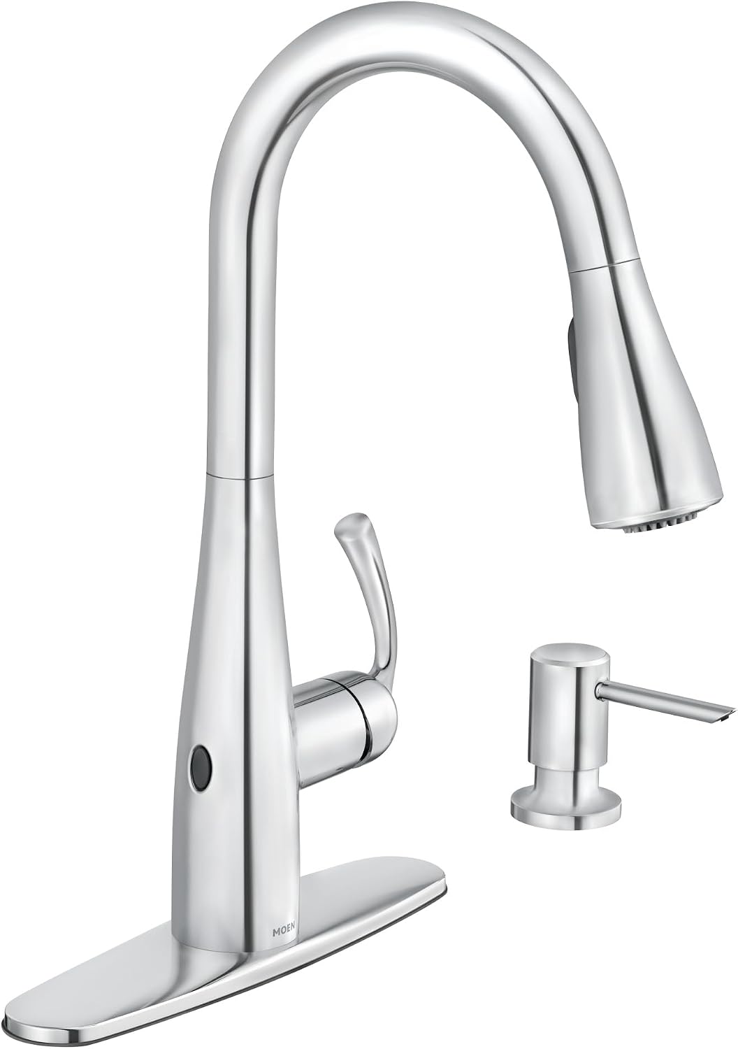 Moen Essie MotionSense Wave Touchless Kitchen Faucet, Chrome, 87014EWC