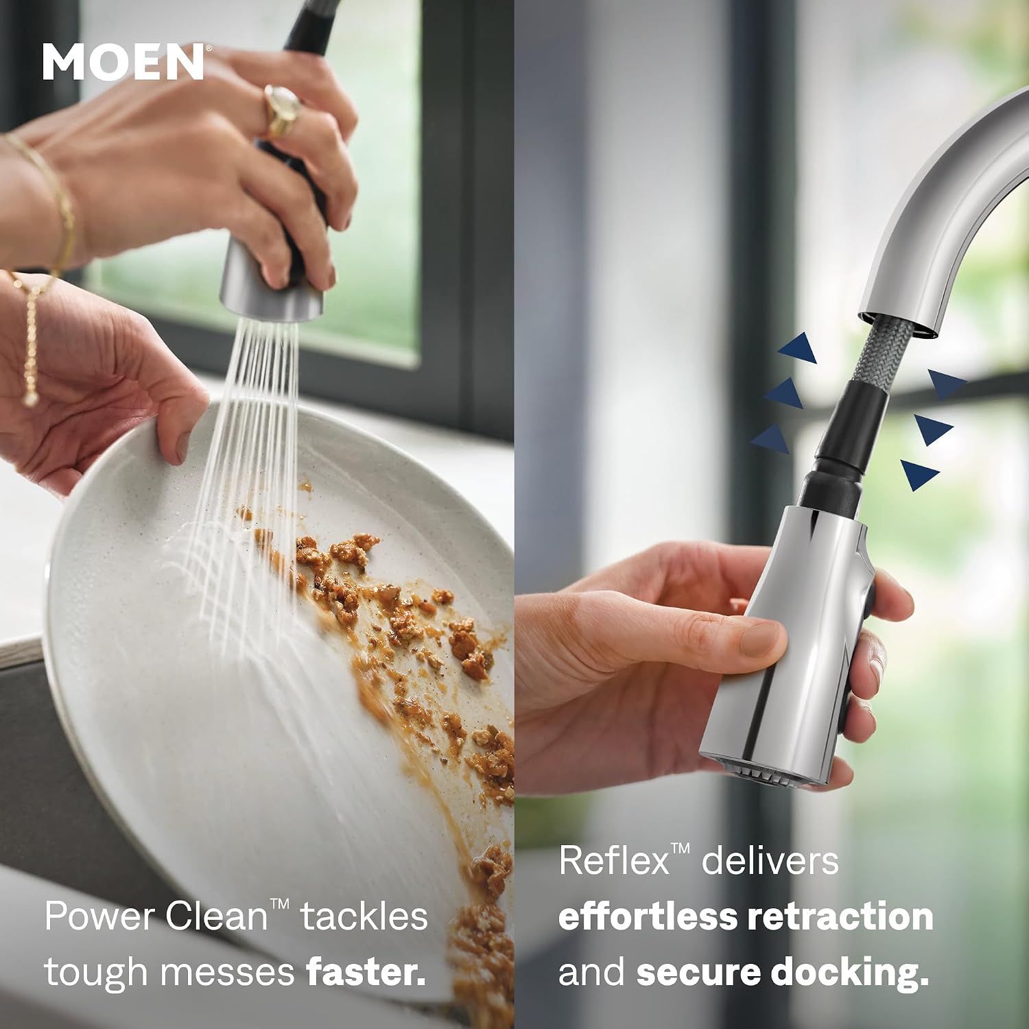Moen Brantford MotionSense Wave Touchless Kitchen Faucet, Oil Rubbed Bronze, 7185EWORB