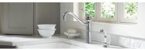 Moen Wetherly Mediterranean Bronze High-Arc Kitchen Faucet with Side Spray, 87999BRB