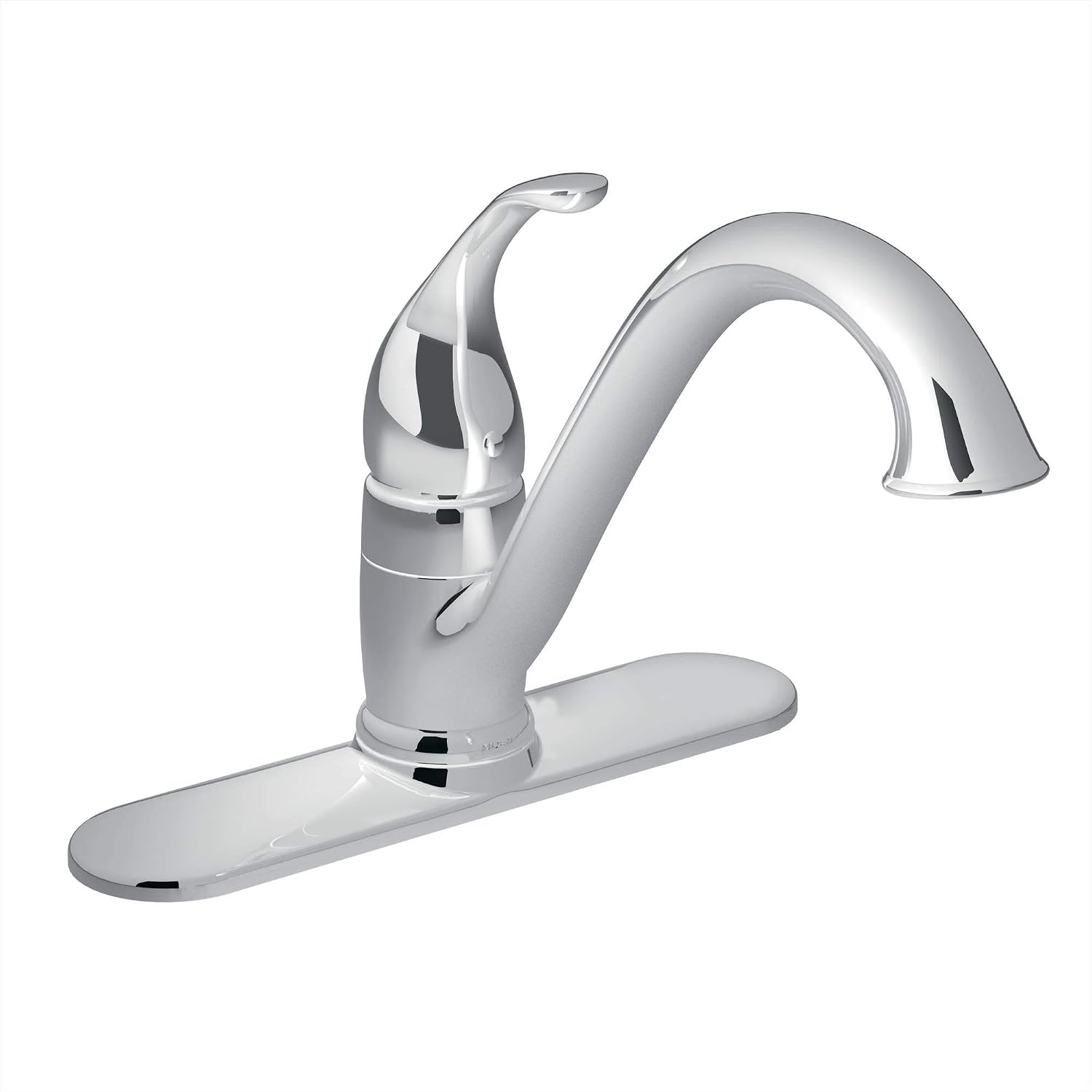 Moen Camerist Chrome One-Handle Low Arc Kitchen Faucet, 7825
