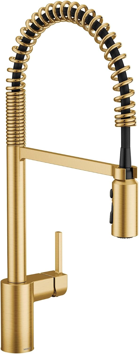 Moen Align Pulldown Kitchen Faucet, Brushed Gold, 5923BG