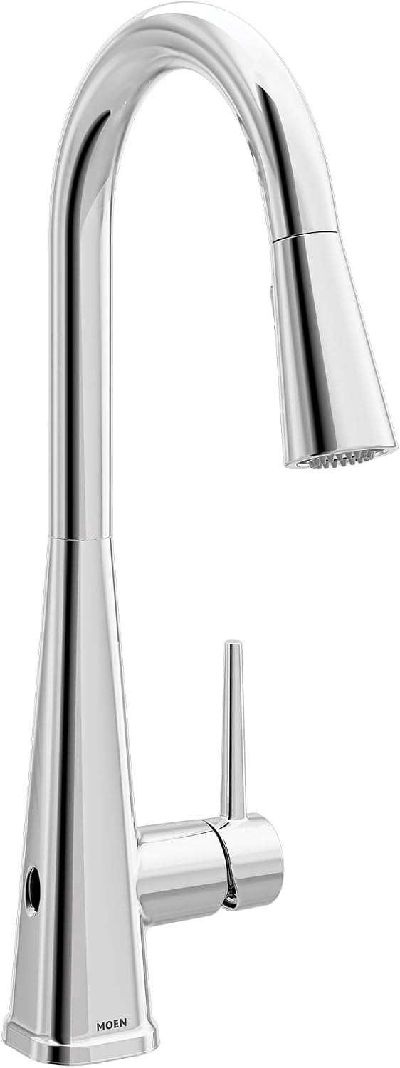 Moen Swyre Pulldown Kitchen Faucet, Chrome, 87508EW