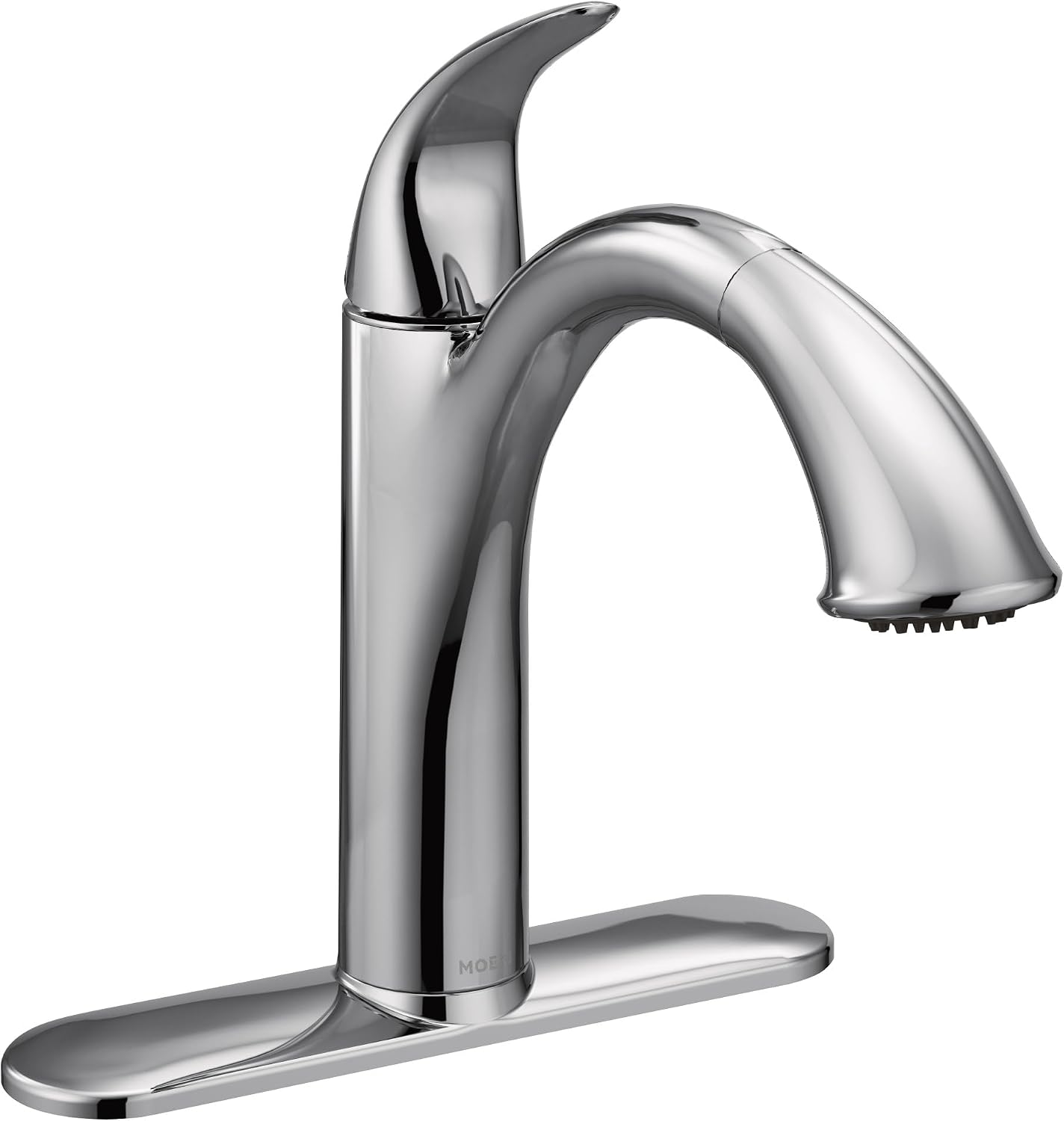 Moen 67545C Camerist One-Handle Low Arc Pullout Kitchen Faucet, Chrome