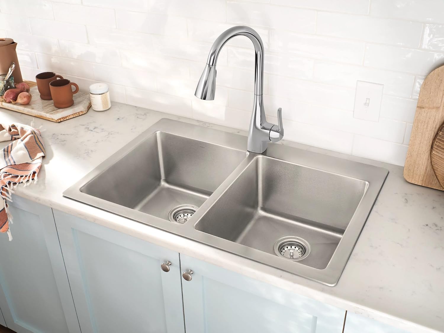 Moen 87599 Kiran Chrome Pulldown Kitchen Faucet