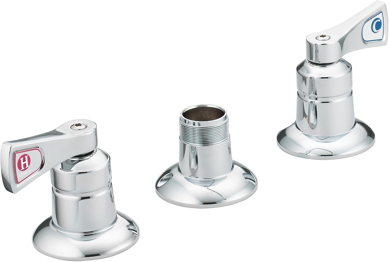 Moen Commercial M-Dura Widespread Kitchen Faucet, Chrome, 8226