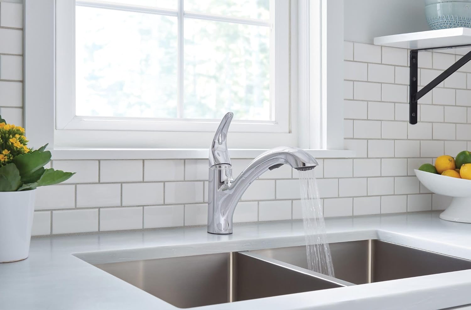 Moen 87039 One-Handle Pullout Kitchen Faucet, Chrome