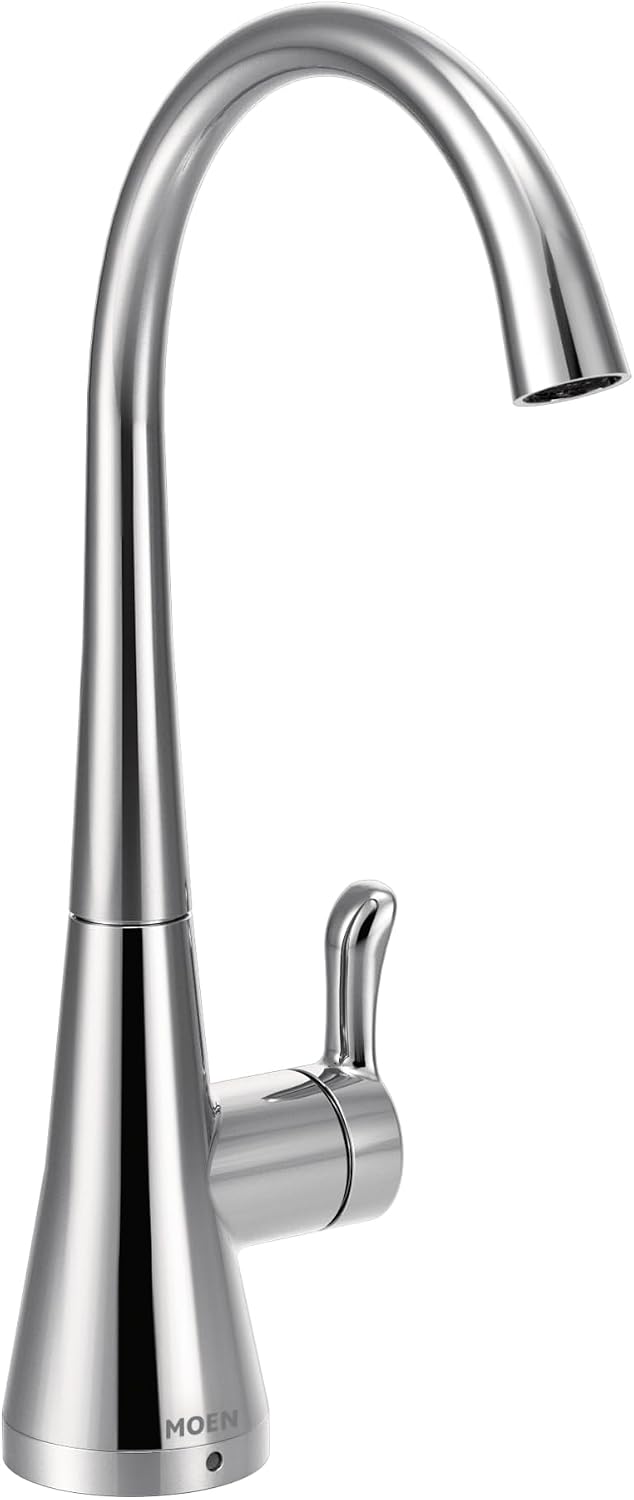 Moen Chrome Sip Transitional Cold Water Kitchen Beverage Faucet with Optional Filtration System, S5520