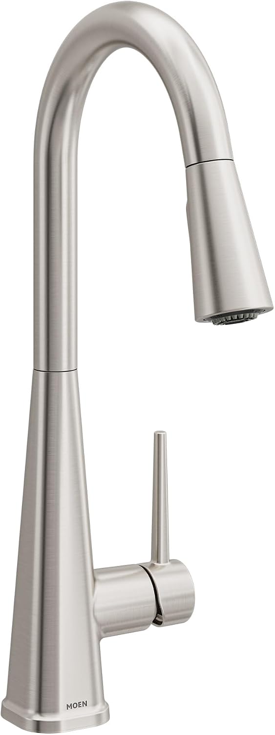 Moen Swyre Pulldown Kitchen Faucet, Spot Resist Stainless, 87508SRS