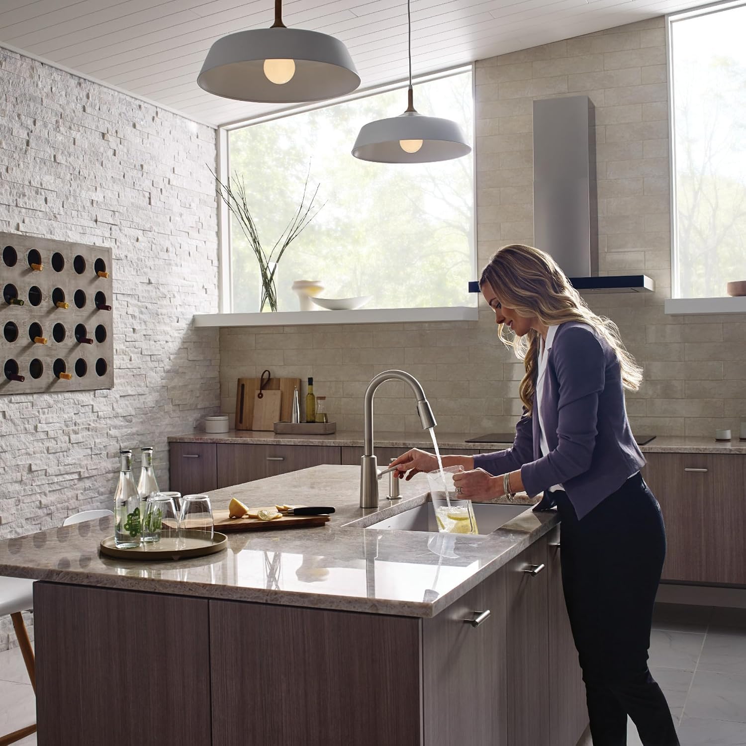 Moen Kitchen Soap Dispenser, Spot Resist Stainless, S3947SRS