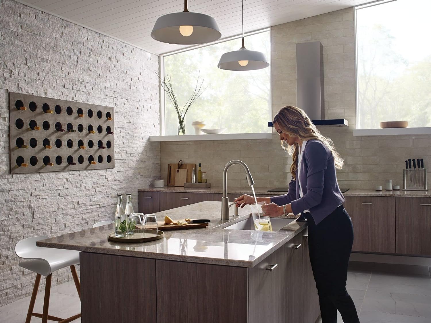 Moen Kitchen Soap Dispenser, Spot Resist Stainless, S3947SRS