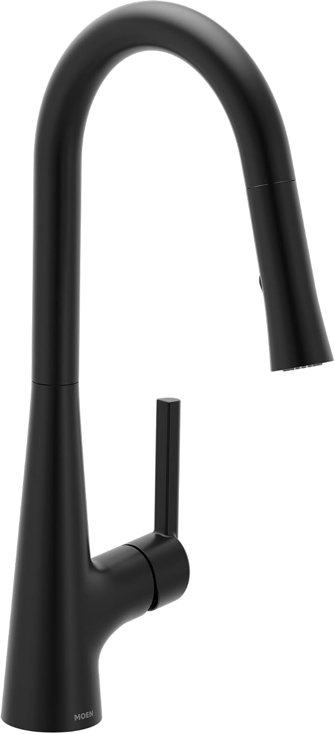Moen 87918BL Ronan Matte Black Pulldown Kitchen Faucet