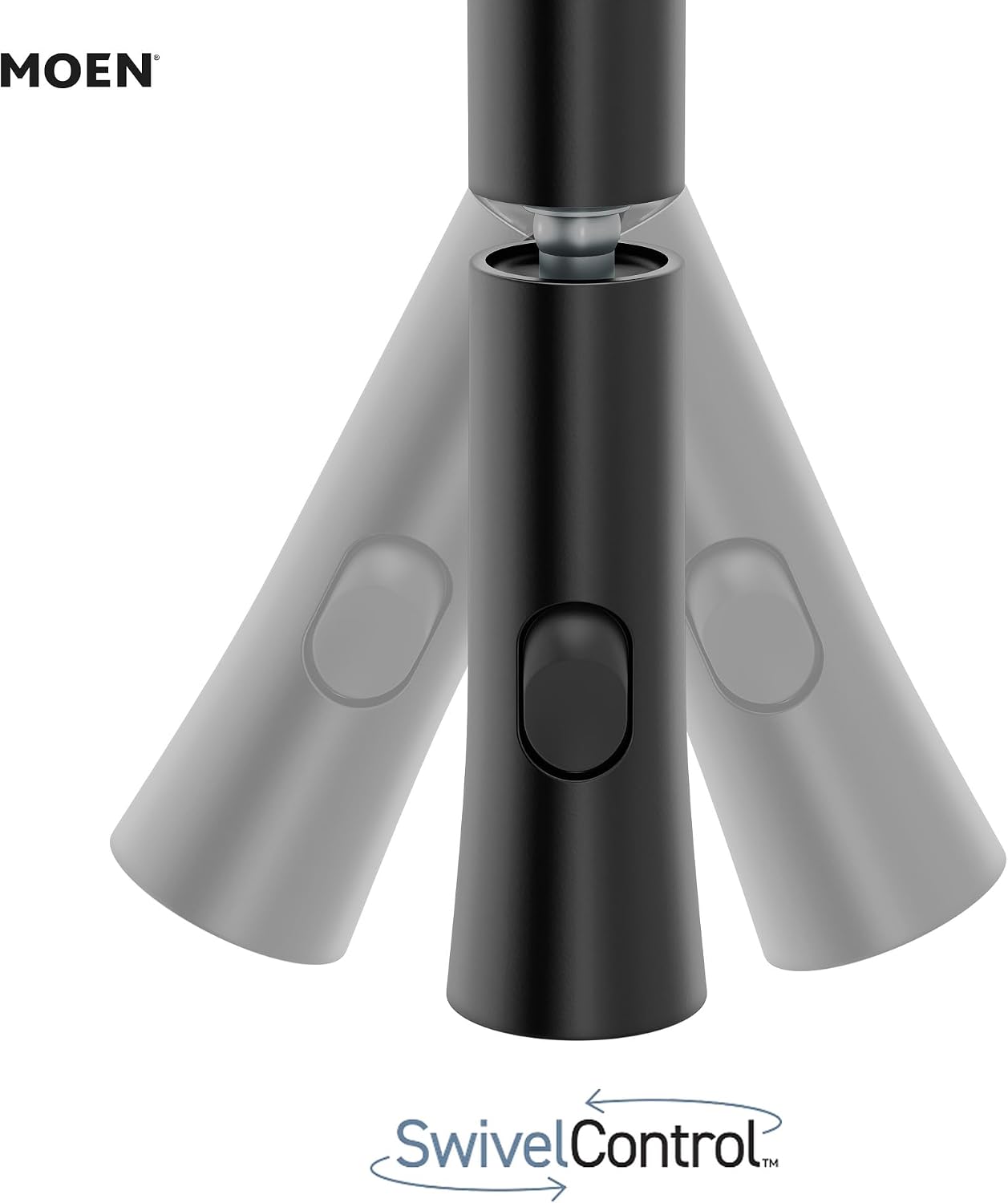 Moen 87918BL Ronan Matte Black Pulldown Kitchen Faucet