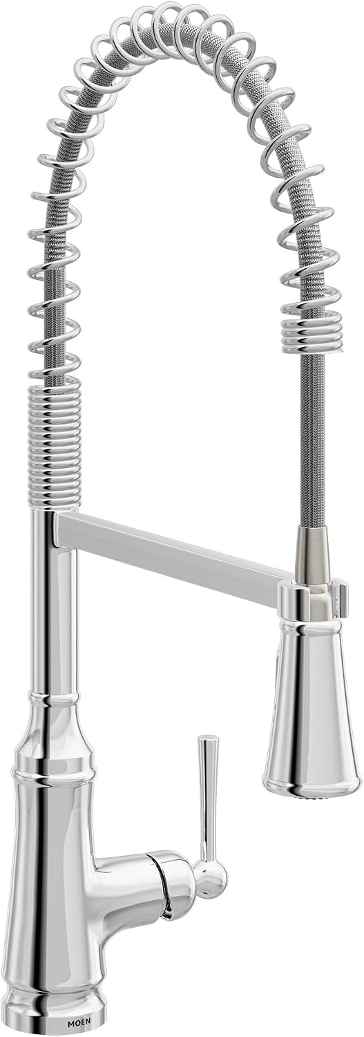 Moen Jaslynn Spring Pulldown Kitchen Faucet, Chrome, 87638