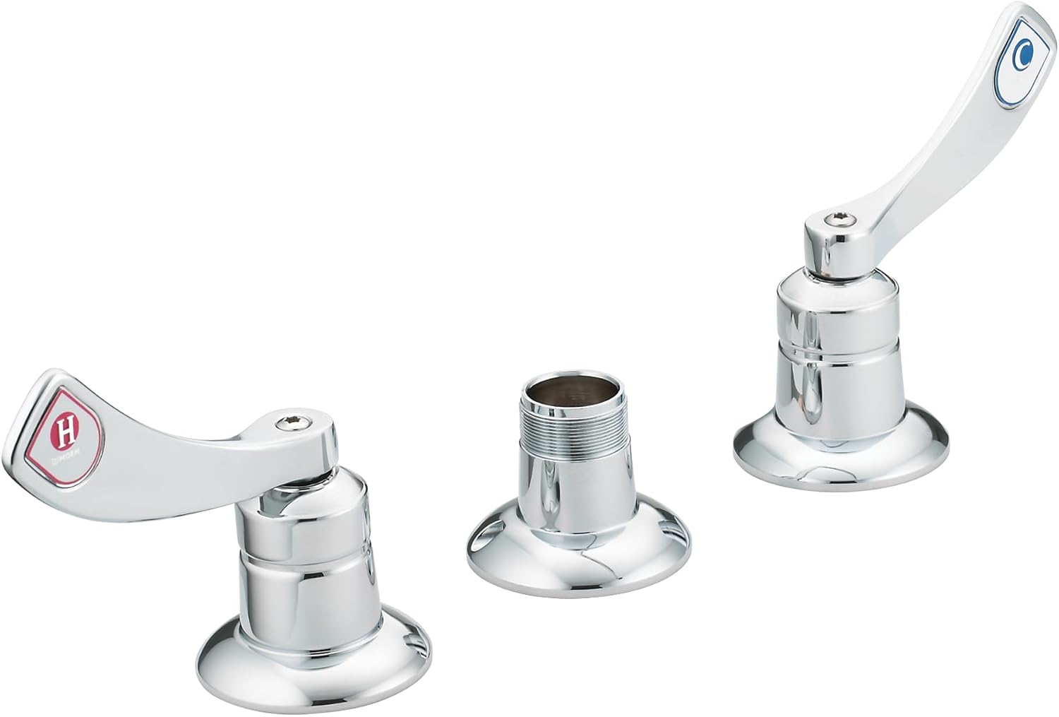 Moen 8229 Commercial M-Dura Widespread Kitchen Faucet Without Spout, Chrome